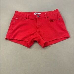 DL1961 Women's Bold Red Jean Shorts